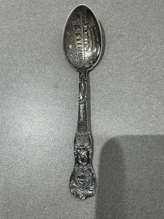 Milling District Minneapolis Minnesota Sterling Souvenir Spoon 5 7/8 29.3 Gr