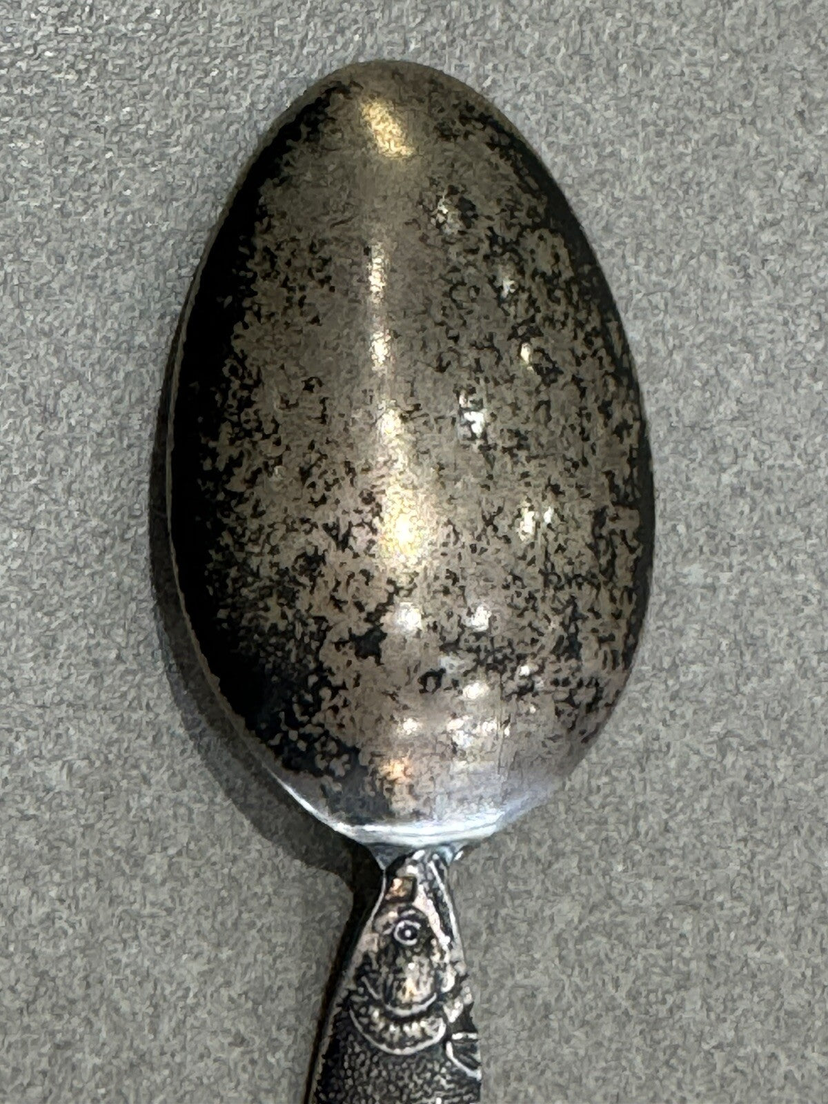 Portland Oregon Mt Hood Sterling Silver Souvenir Spoon  Vintage 21.9 Gram 5 7/8”