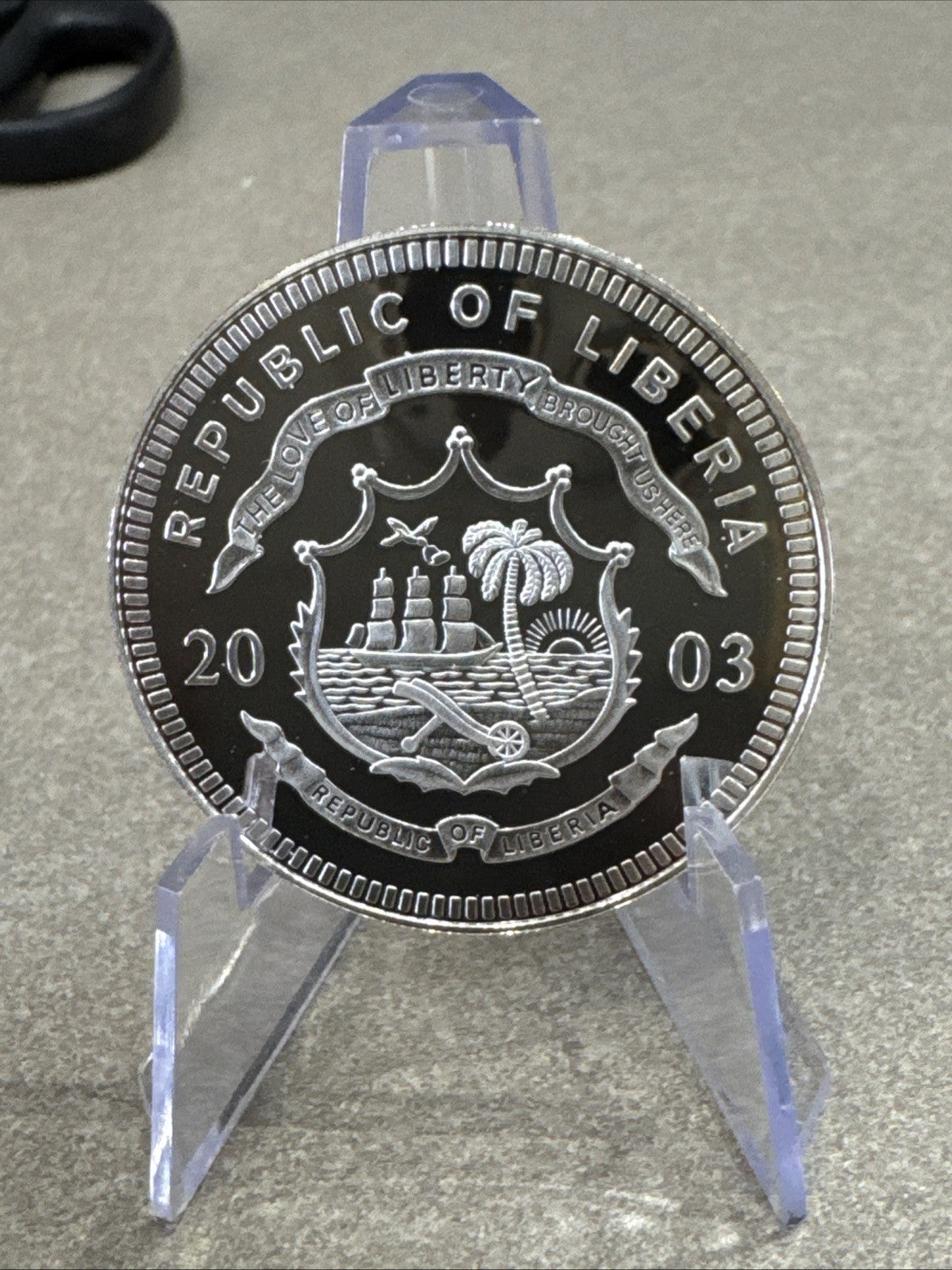 BATTLE OF LEXINGTON AMERICA AT WAR SERIES 2003 LIBERIA $20 RARE SILVER COIN