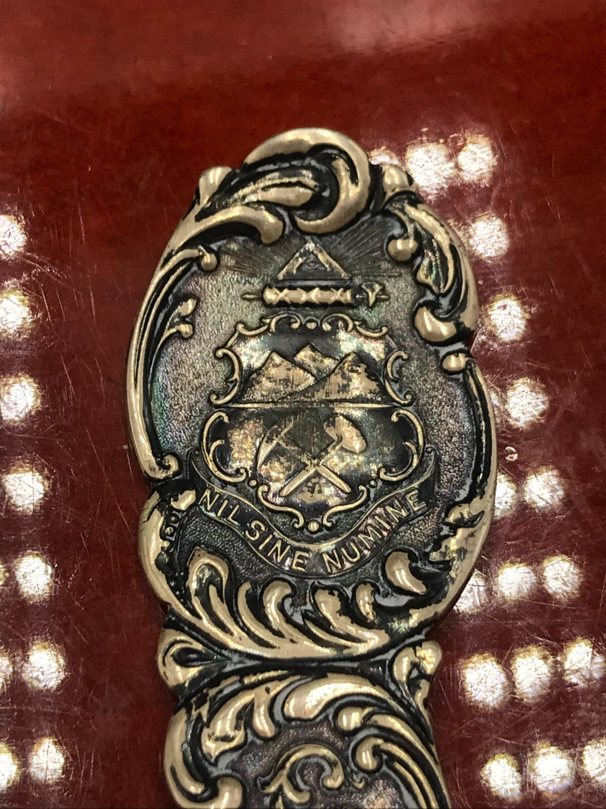 Boulder Colorado personalized sterling silver spoon 5.5" 22.6g