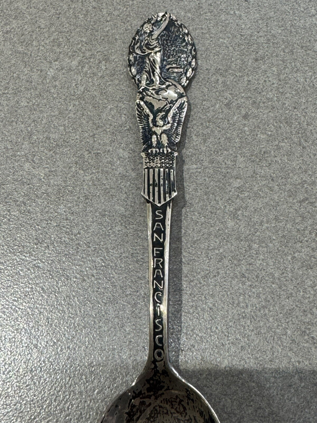 San Francisco Sterling Silver Souvenir Spoon 18.8 Gr 5.5” Vintage Stunning