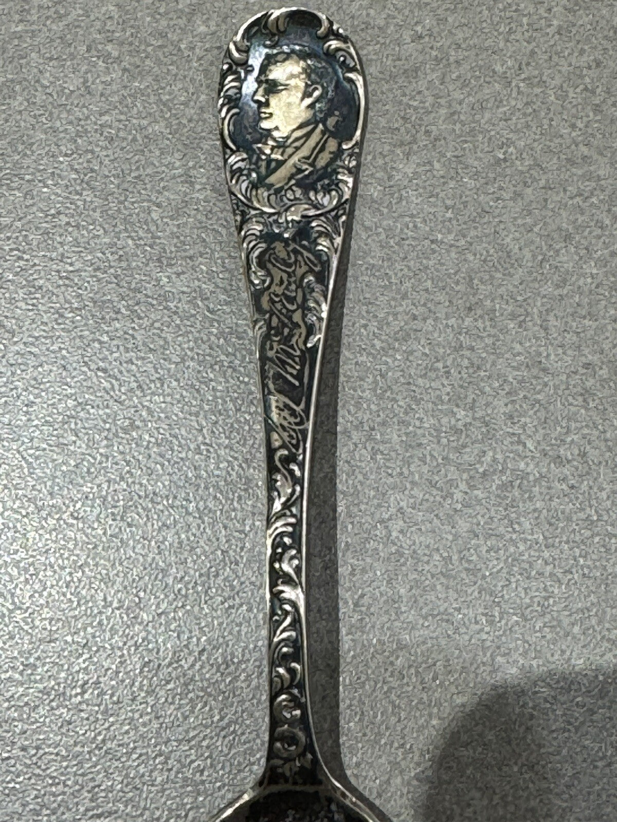 Wm McKinley McKinley Home Sterling Silver Souvenir Spoon 22.1 Gr 5 7/8”