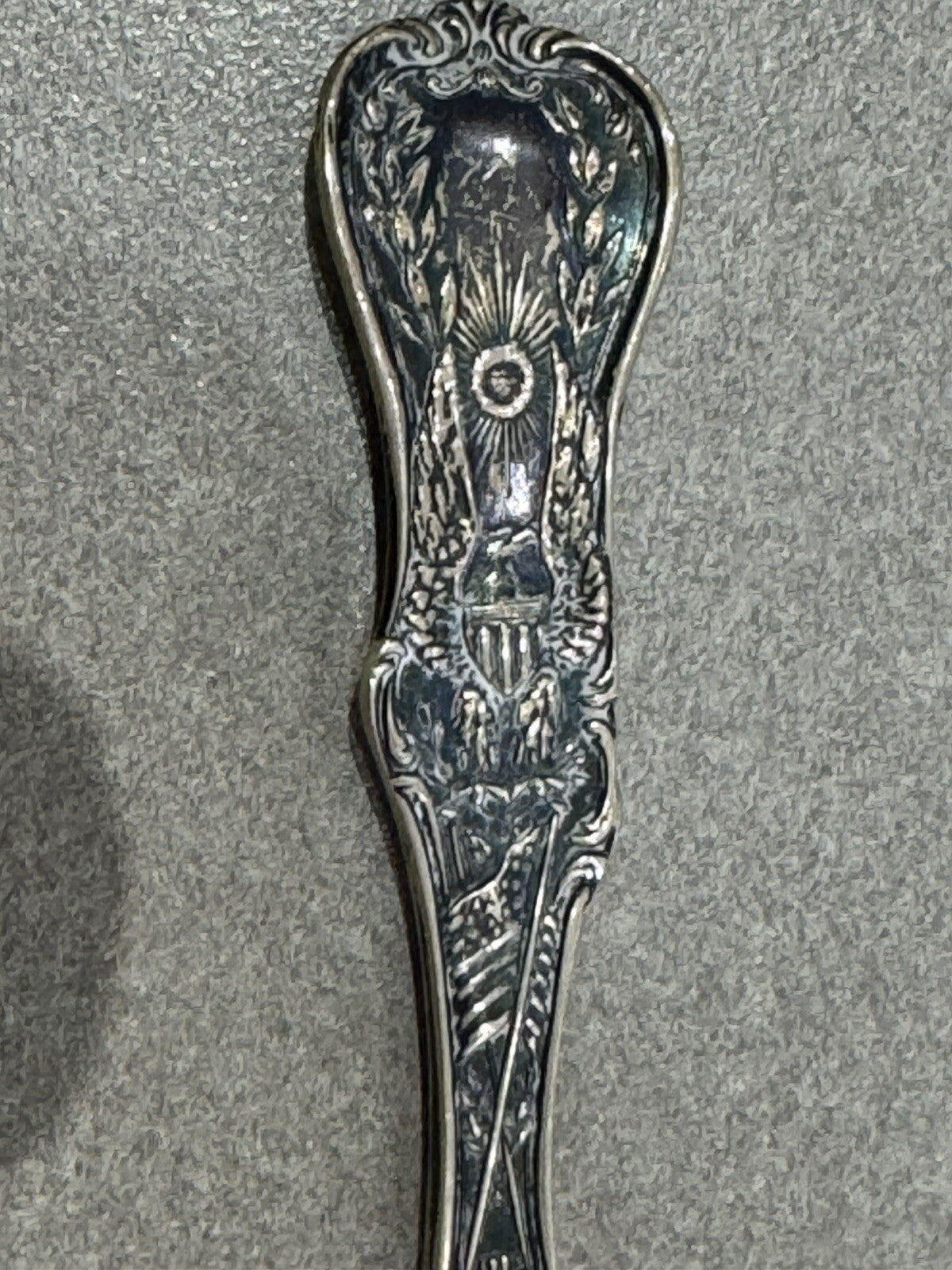 St Joesph Missouri Auditorium Sterling Silver 5 3/8" Vintage Souvenir Spoon 18.3