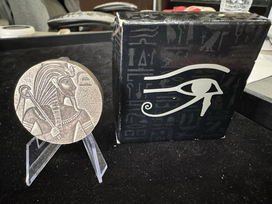 2016 Republic of Chad ERS Egyptian Relic Series King Tut 5 oz .999 Silver Coin