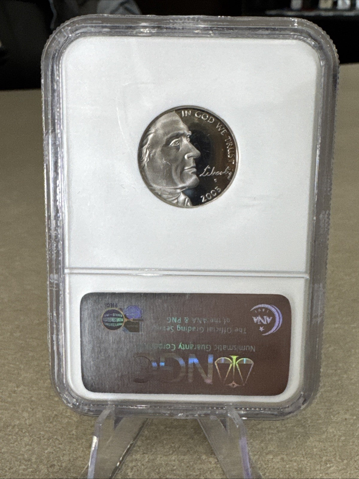 2005 S Bison Jefferson 5 Cent Nickel Proof - NGC PF69 Ultra Cameo