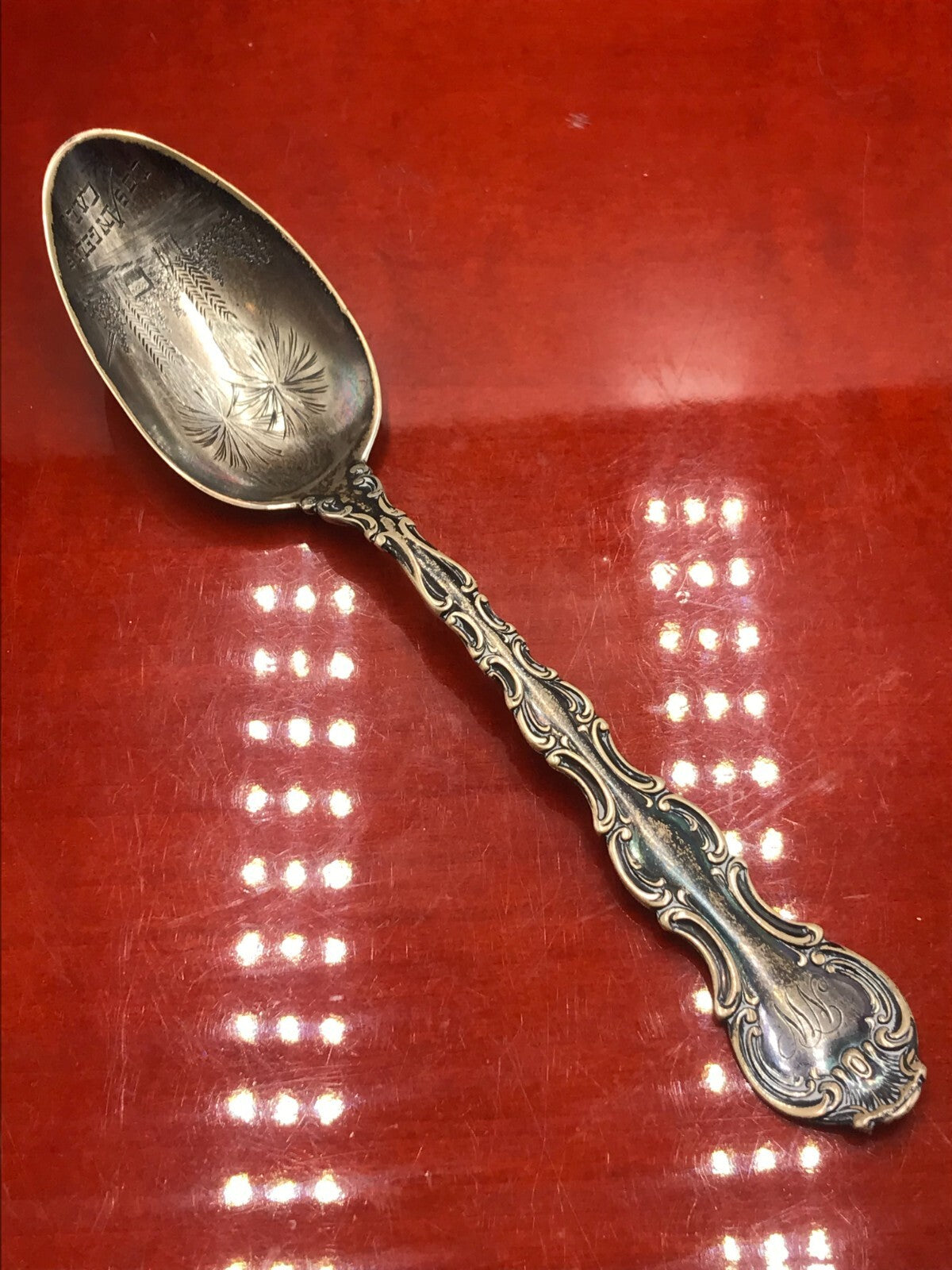 Sterling Silver City of Angels Los Angeles Montgomery Bros Spoon 19.8g 5 3/4"