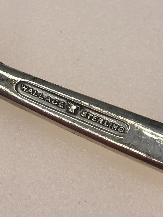 WALLACE GRAND BAROQUE STERLING SILVER SALAD FORK 6.5" 43.3g