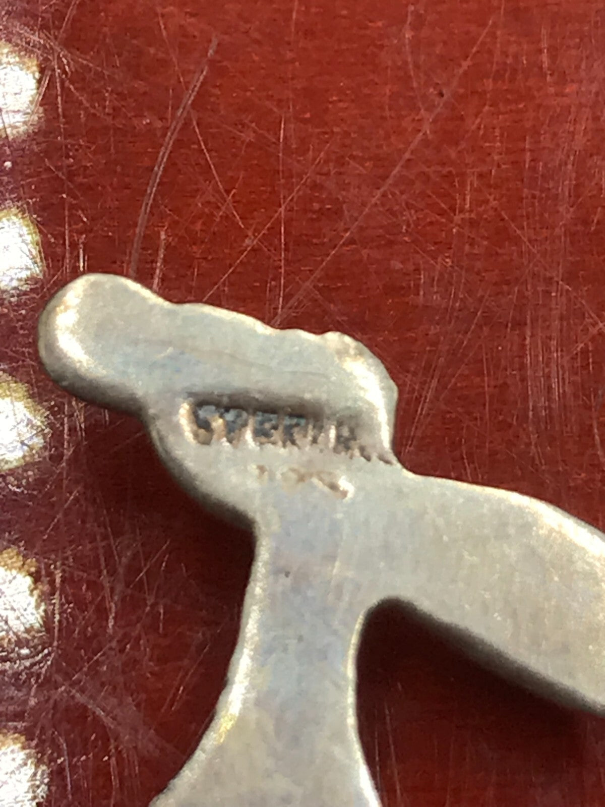 VTG Sterling Silver Mexico Sterling Souvenir Donkey Spoon - 3.5" 7.3g