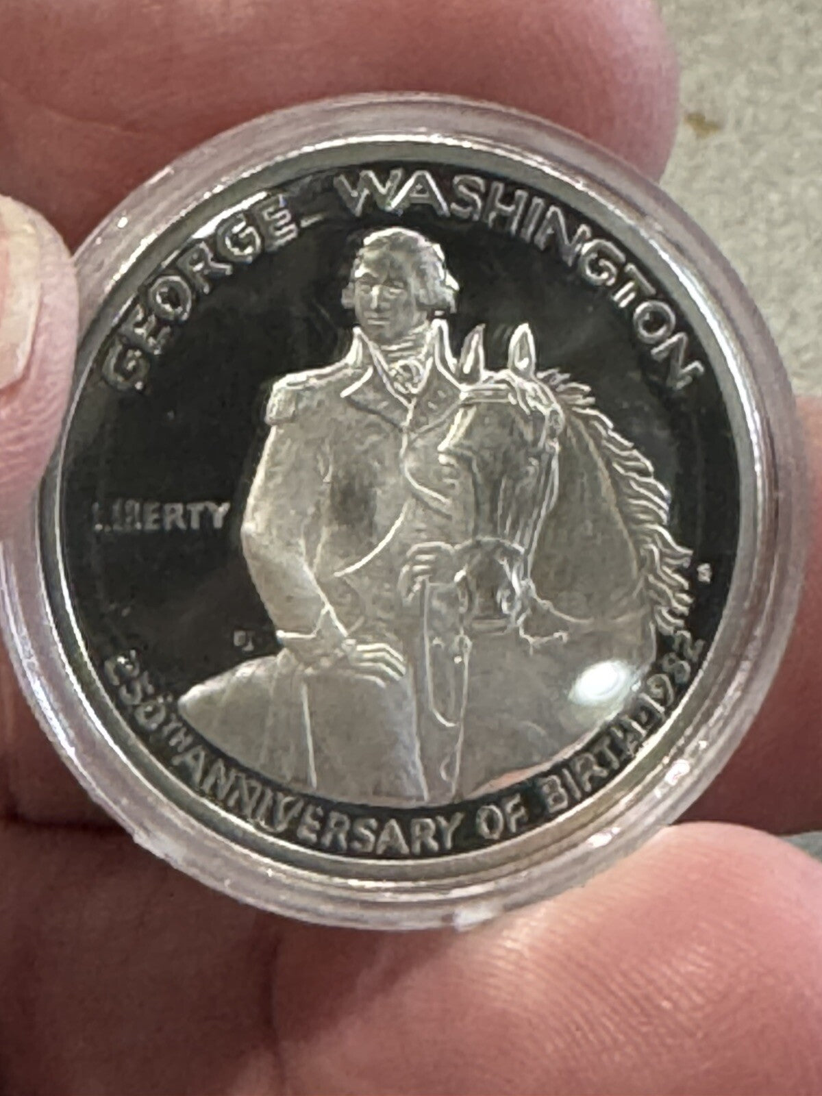1982-S Proof George Washington Silver Half Dollar in Original Box