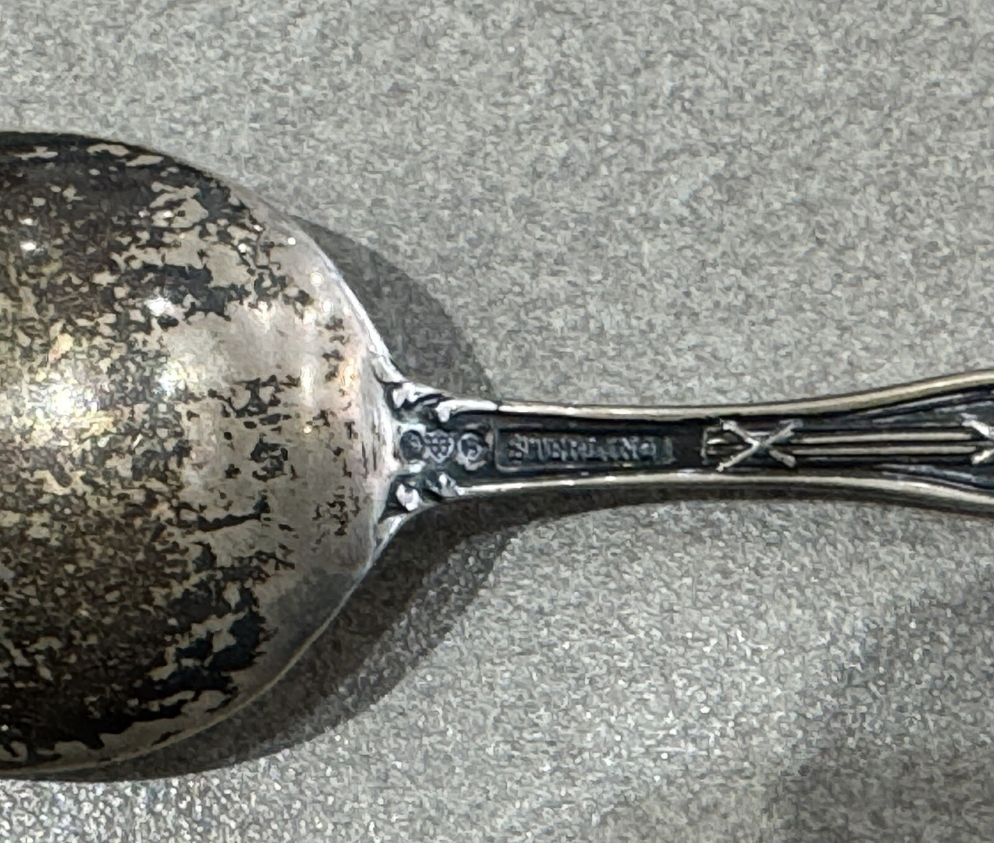 St Joesph Missouri Auditorium Sterling Silver 5 3/8" Vintage Souvenir Spoon 18.3