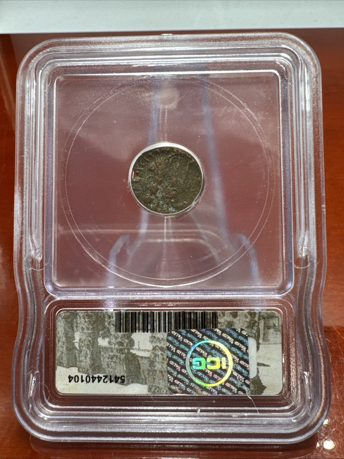 ICG - Genuine ROMAN EMPIRE Coin Slab 27BC-476AD Amazing Historical Bronze A4