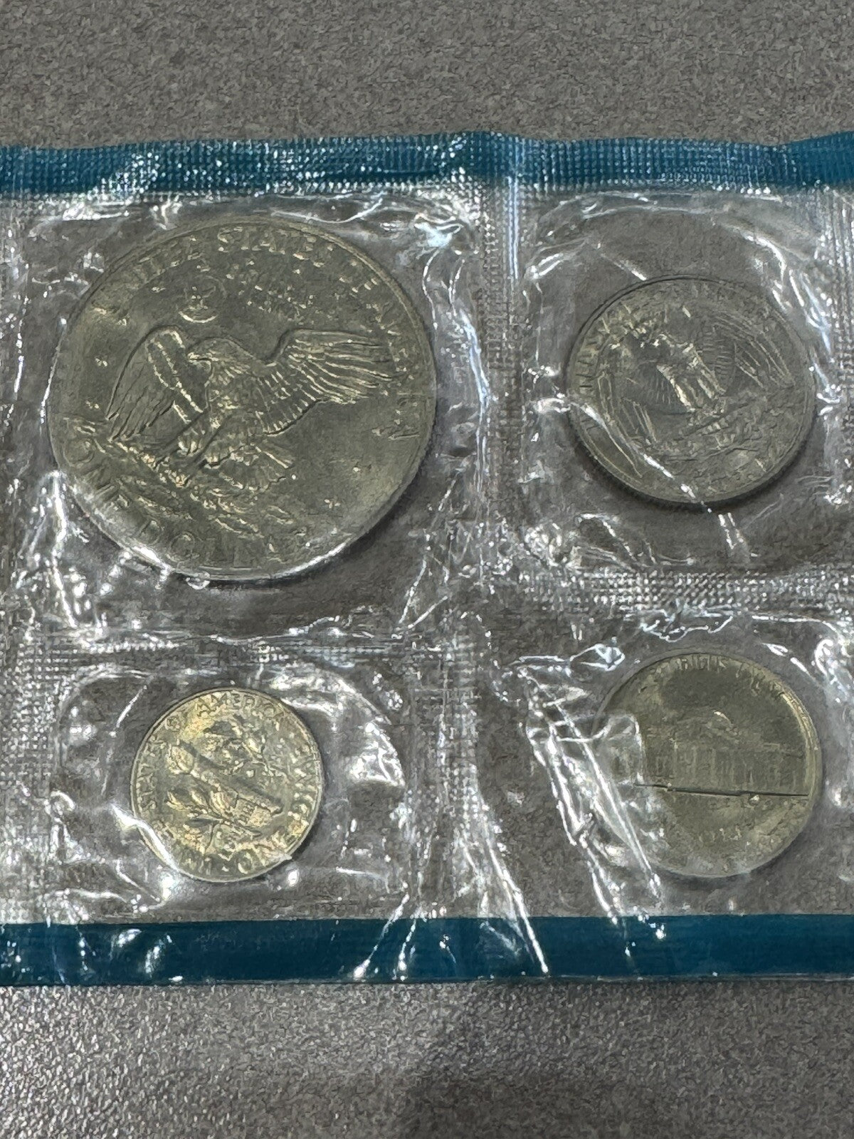 1977 Uncirculated Coin Set 12 Coins Nicely Toned P-D