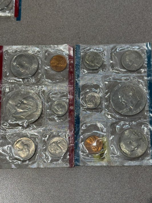 1978 Uncirculated Coin Set 12 Coins Nicely Toned P-D