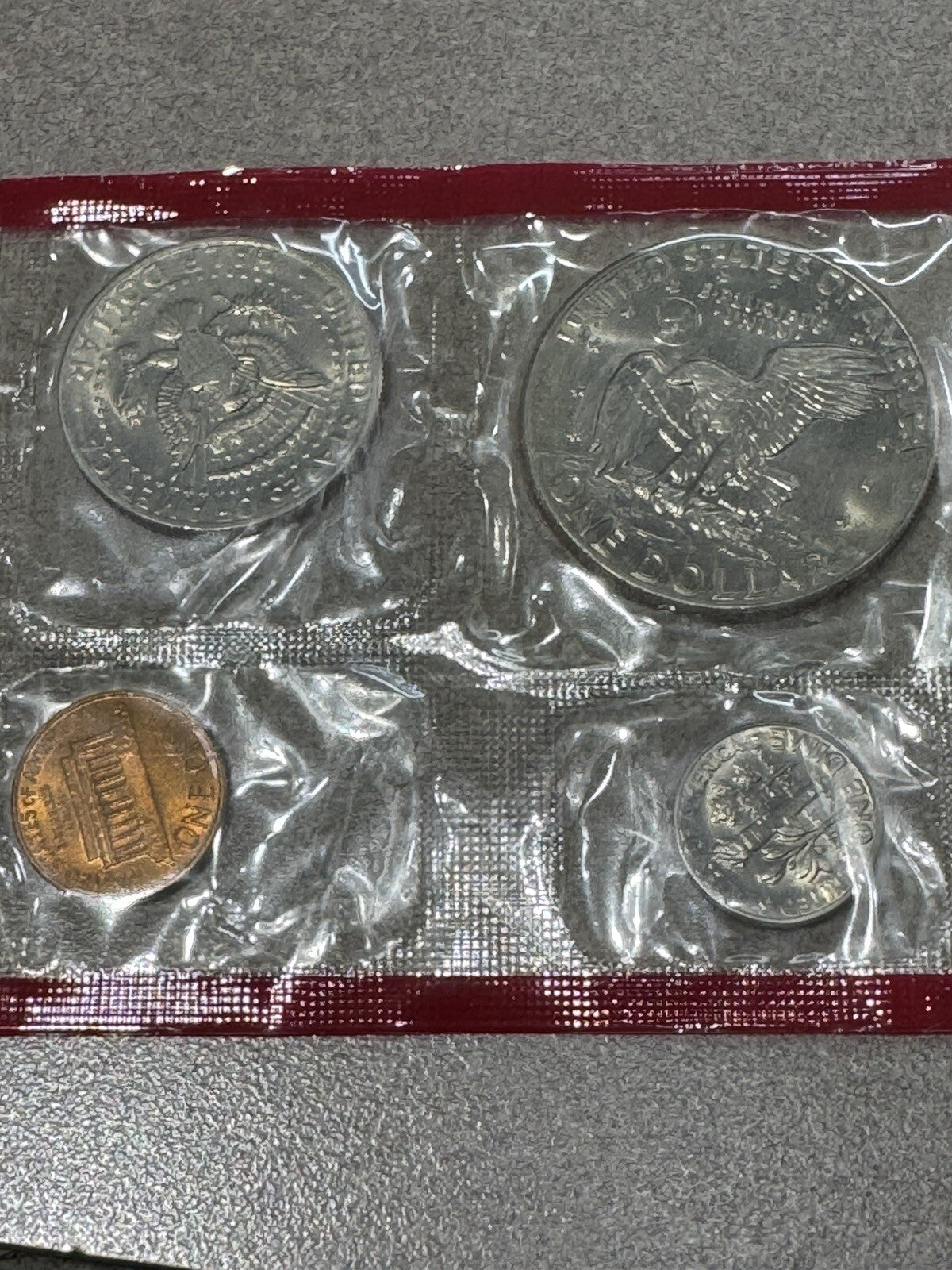 1977 Uncirculated Coin Set 12 Coins Nicely Toned P-D