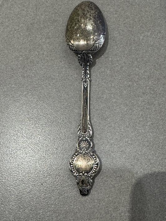 Sterling Silver Spoon Mount Vernon George Washington Antique 31.grams 6”