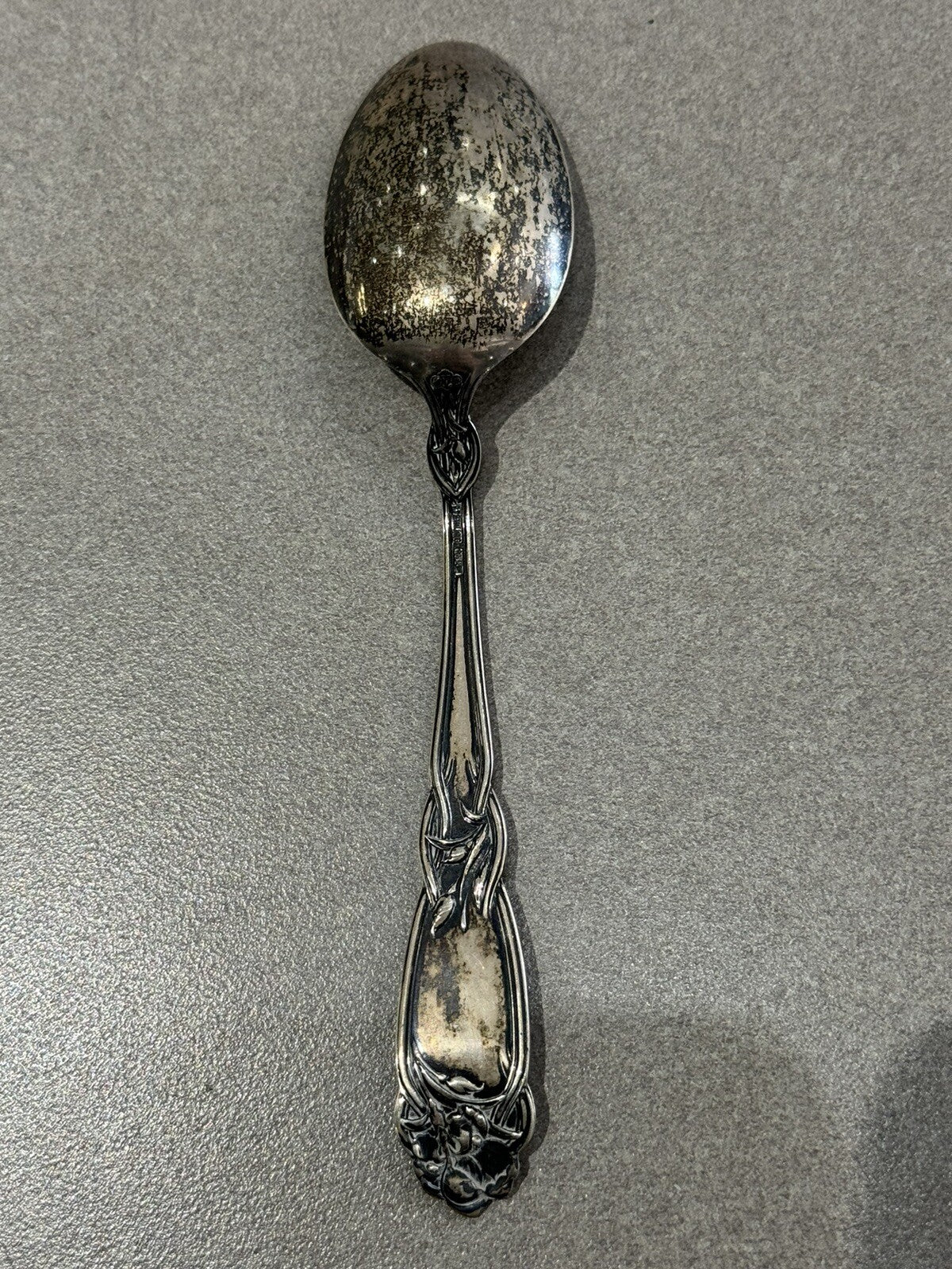 Antique Cherrysoule Sterling Souvenir Spoon 23.1 6” Vintage Great Details !