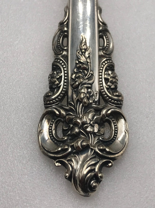 Grande Baroque by Wallace Sterling Silver  Spoon 6" 36.7g 🔥