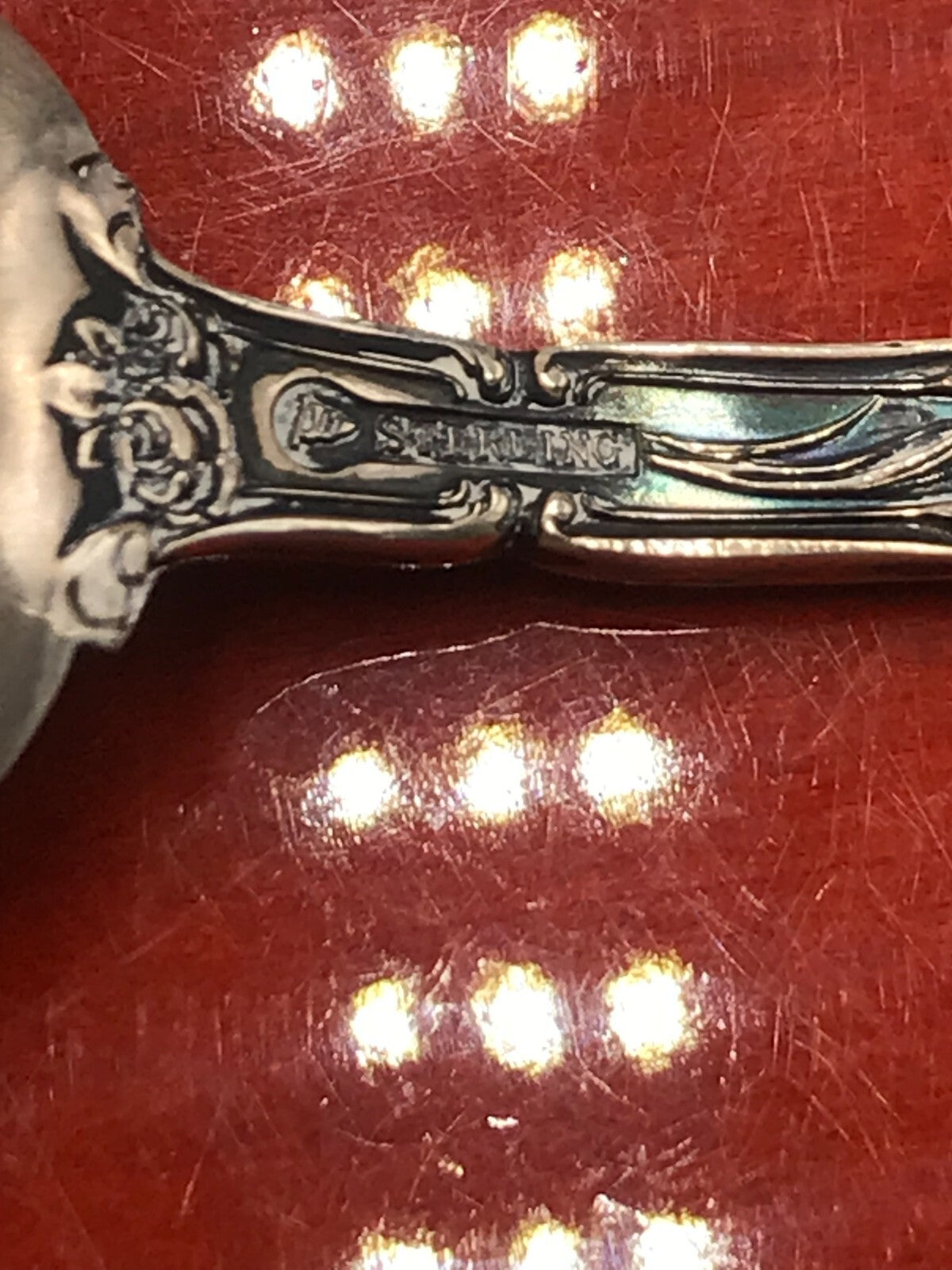 First Governor of Missouri Sterling Silver Spoon Nice Details TONED 28.9g 5 3/4"