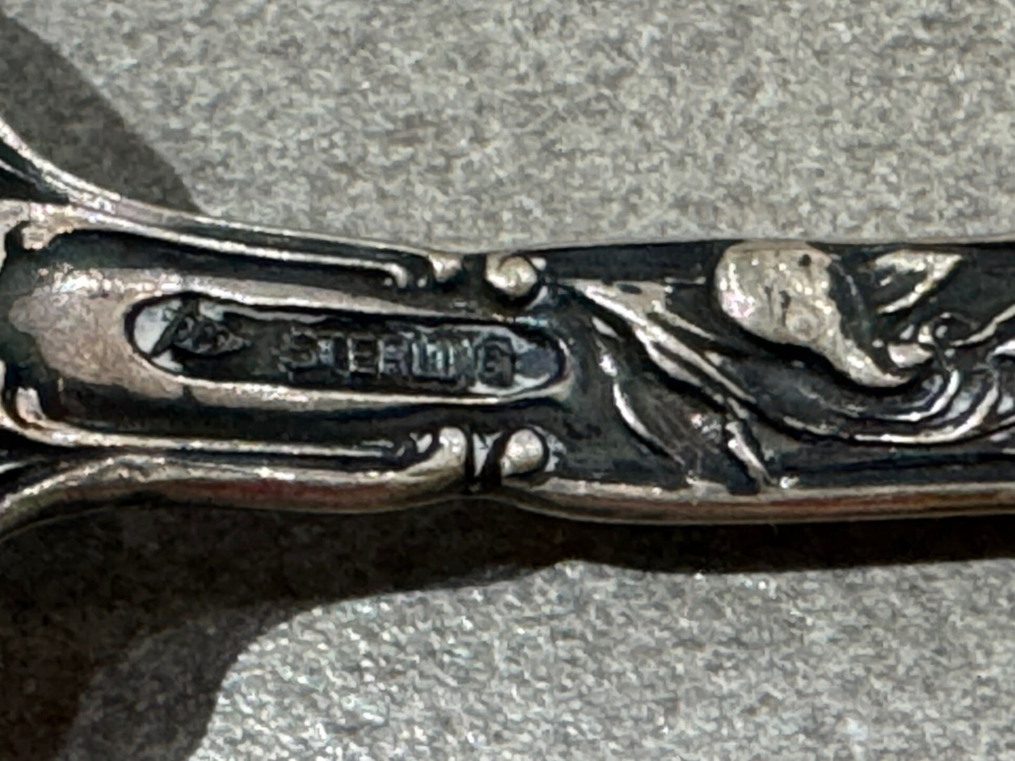 Milling District Minneapolis Minnesota Sterling Souvenir Spoon 5 7/8 29.3 Gr