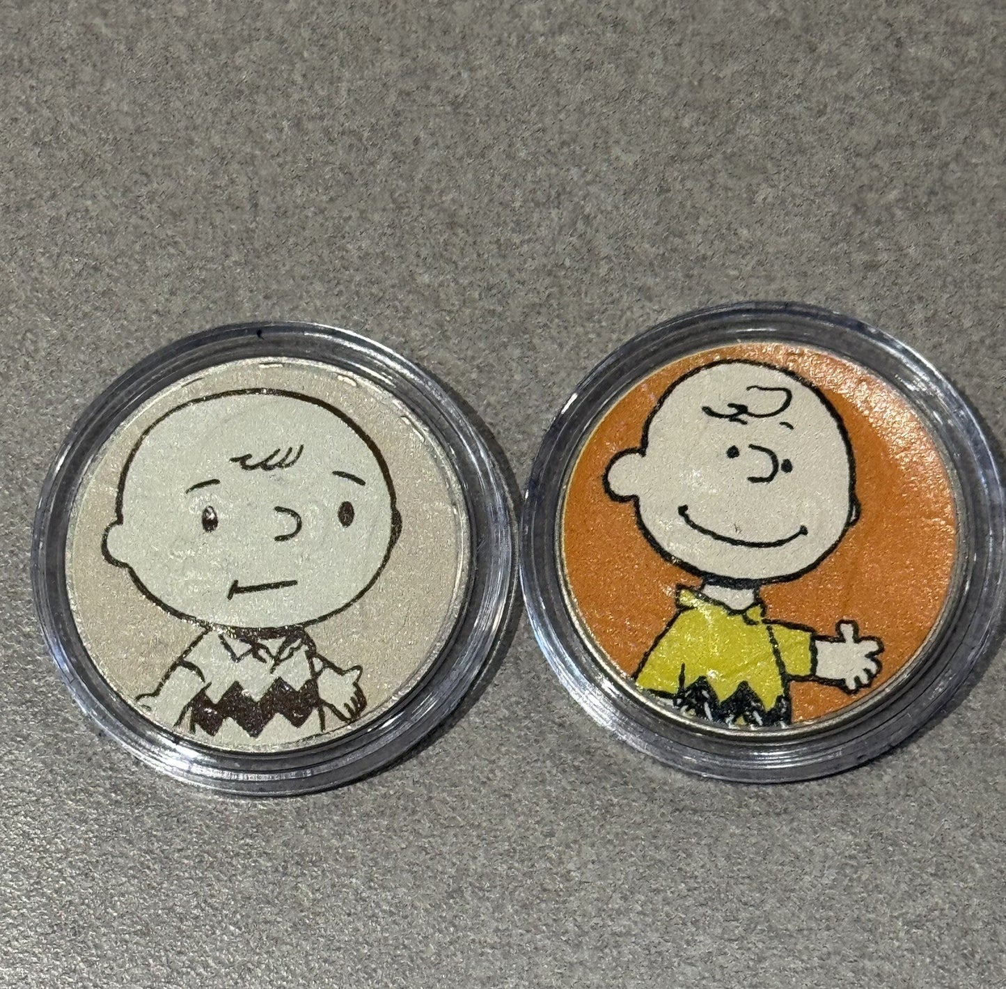 2011 NINE COIN PEANUTS MERRIK COLORIZED COIN COLLECTION WITH COA