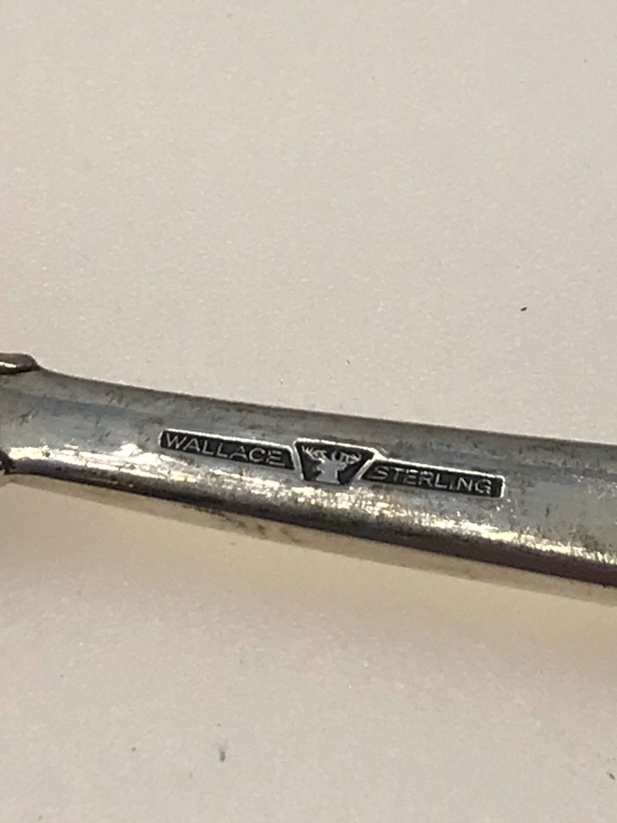 Vintage Wallace Grande Baroque Sterling Silver Spoon 108.6g 9"