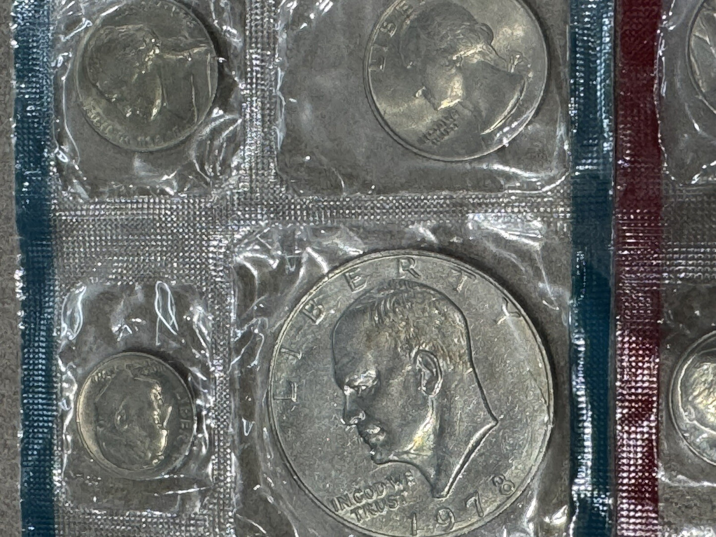 1978 Uncirculated Coin Set 12 Coins Nicely Toned P-D