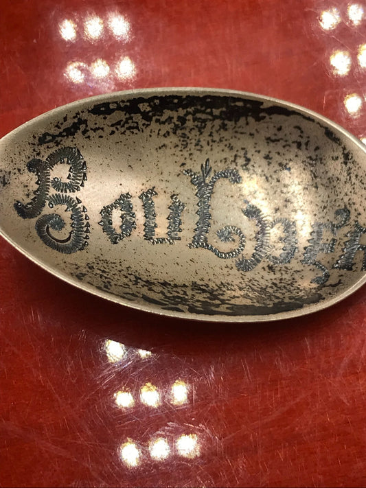 Boulder Colorado personalized sterling silver spoon 5.5" 22.6g
