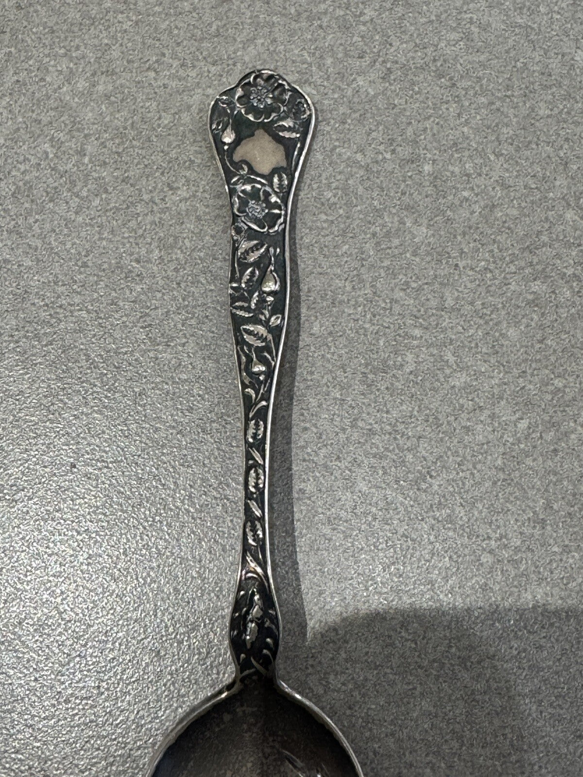 Antique Spokane Washington Sterling Silver Spoon Engraved 17.1 Gr 5.5 “