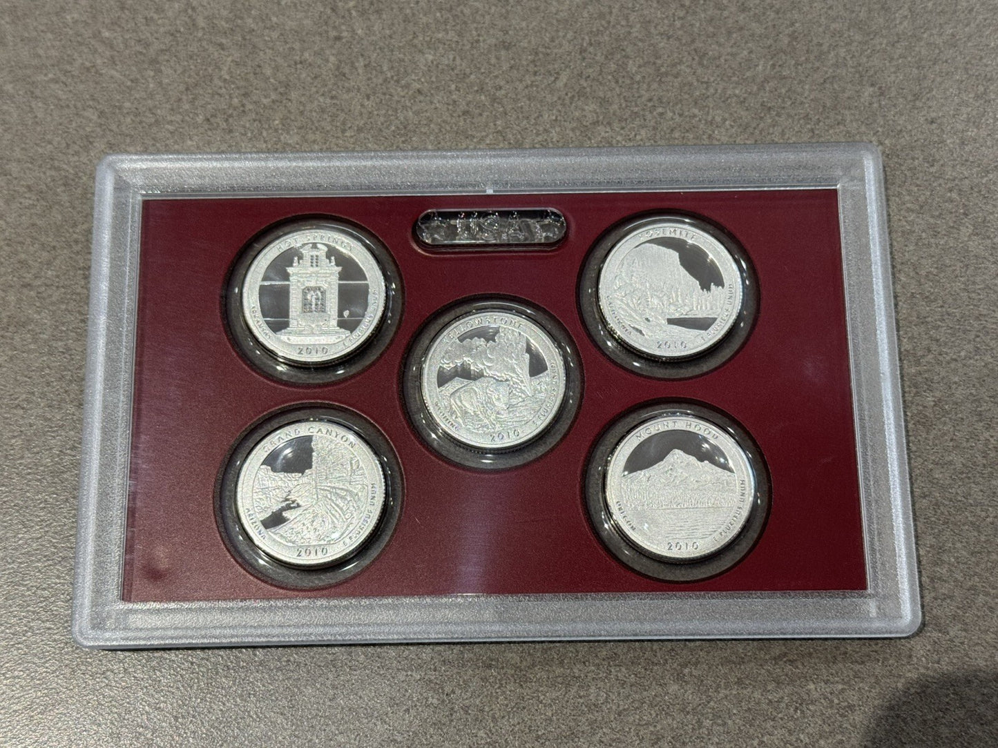 2010-S US Mint Silver Proof Set with COA & Box 14 Coins 90%