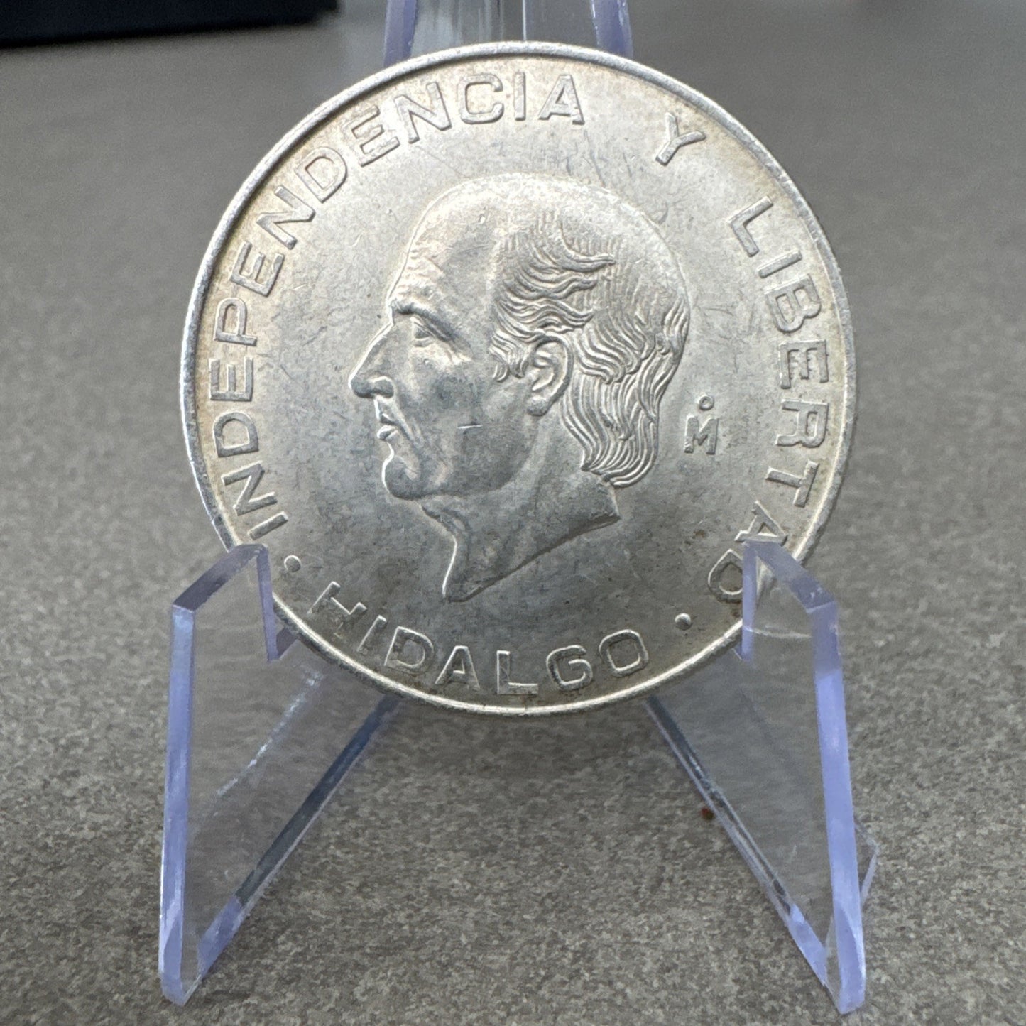 Mexico Estados Unidos Mexicanos HILDAGO 5 Pesos 1957 Mo  Mexico 72% Silver