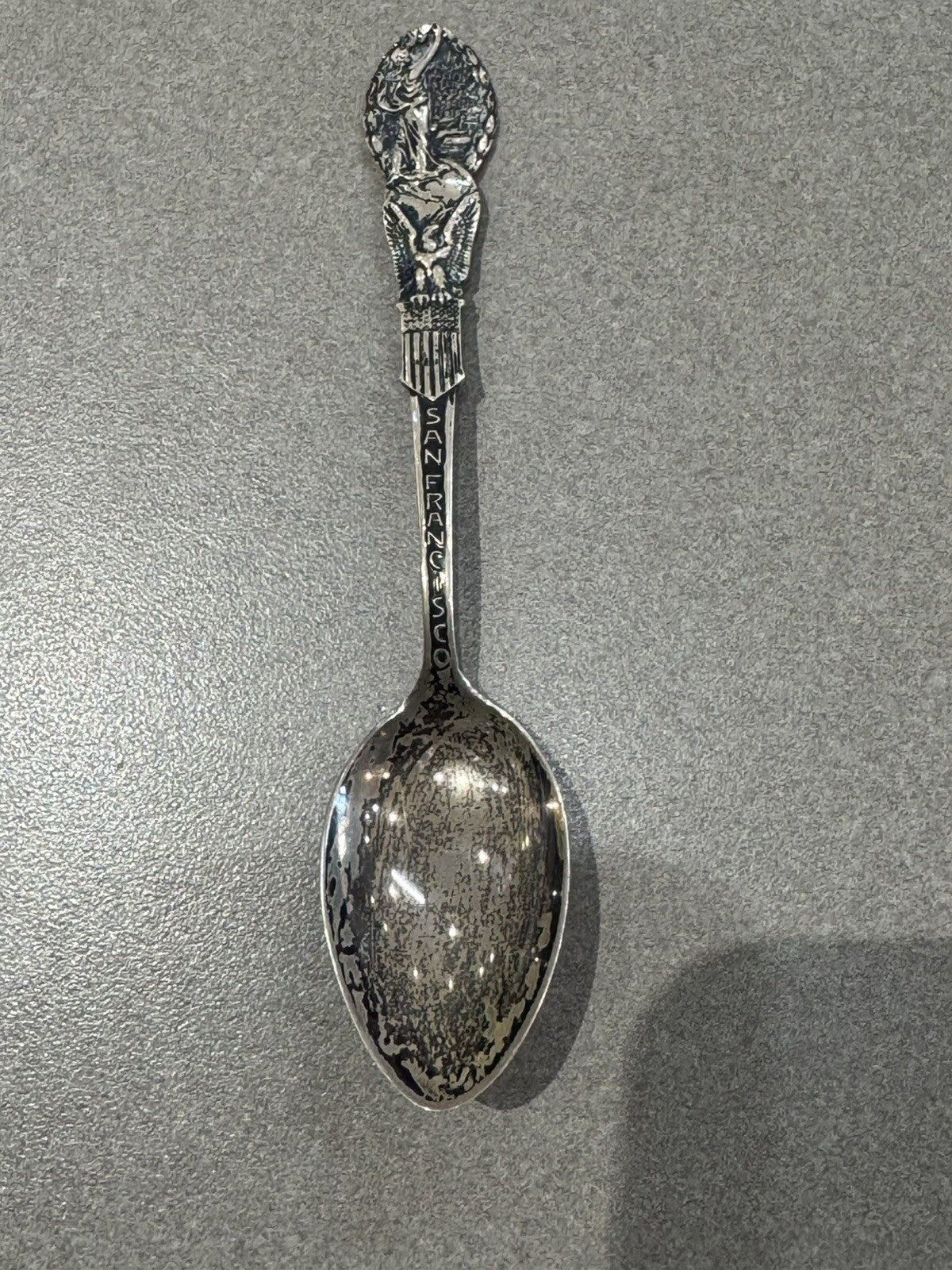 San Francisco Sterling Silver Souvenir Spoon 18.8 Gr 5.5” Vintage Stunning