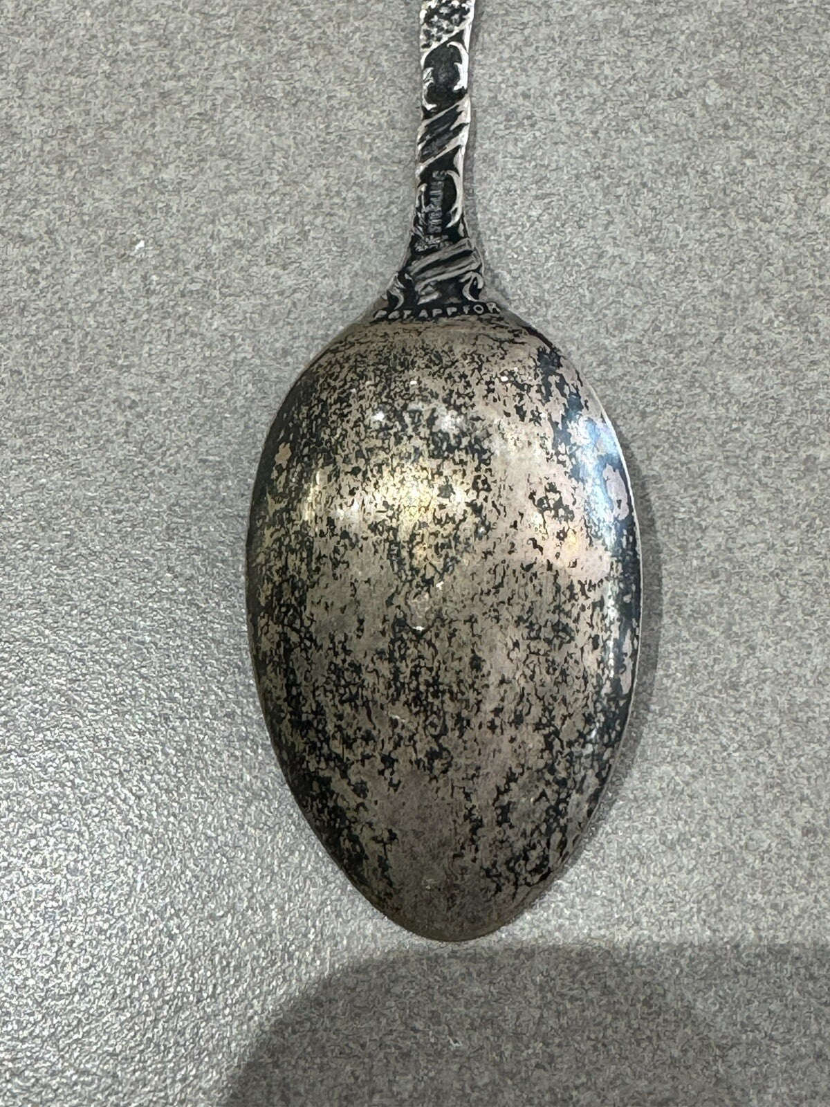 WORLD'S COLUMBIAN EXPOSITION 1895 STERLING SILVER SOUVENIR SPOON 22.8 Gr 5 7/8 “