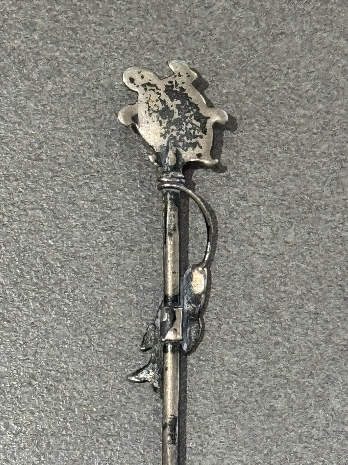 Antique 925 Sterling Silver Old Orchard Maine Souvenir Spoon 9.4 Gr 4”