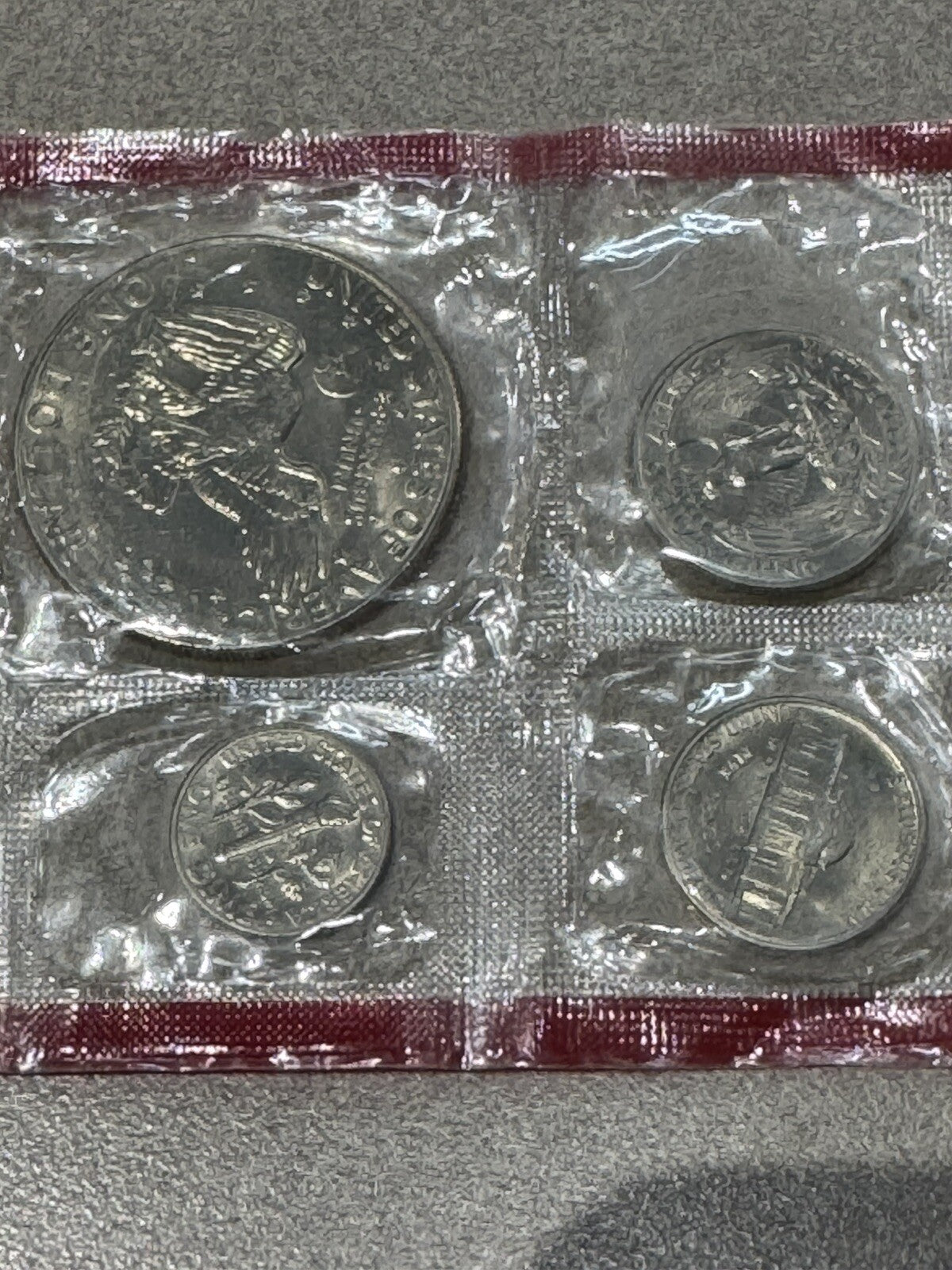 1977 Uncirculated Coin Set 12 Coins Nicely Toned P-D