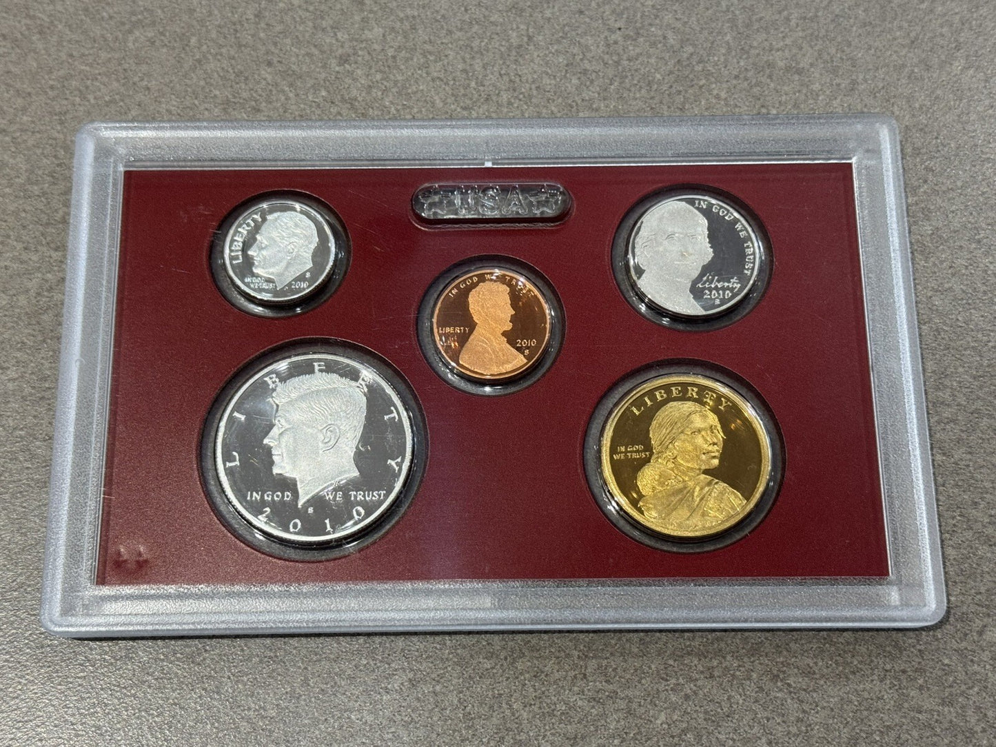 2010-S US Mint Silver Proof Set with COA & Box 14 Coins 90%