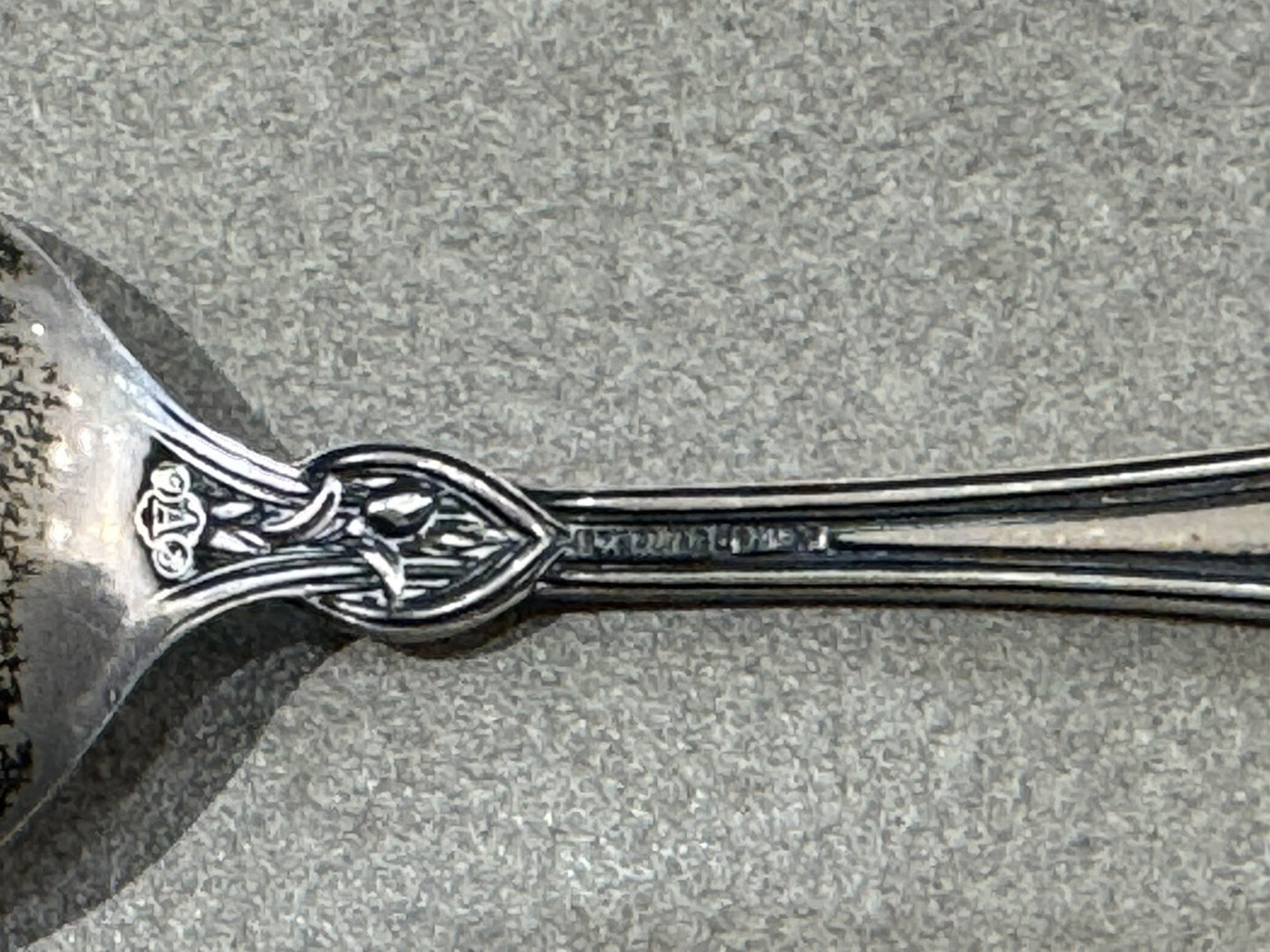 Antique Cherrysoule Sterling Souvenir Spoon 23.1 6” Vintage Great Details !