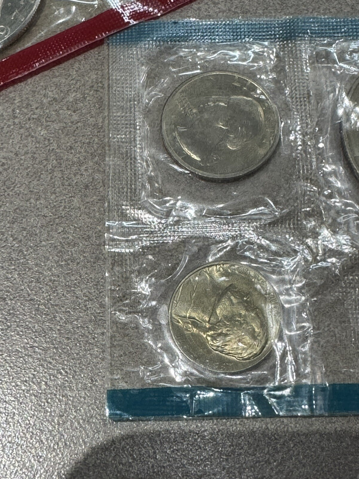 1977 Uncirculated Coin Set 12 Coins Nicely Toned P-D