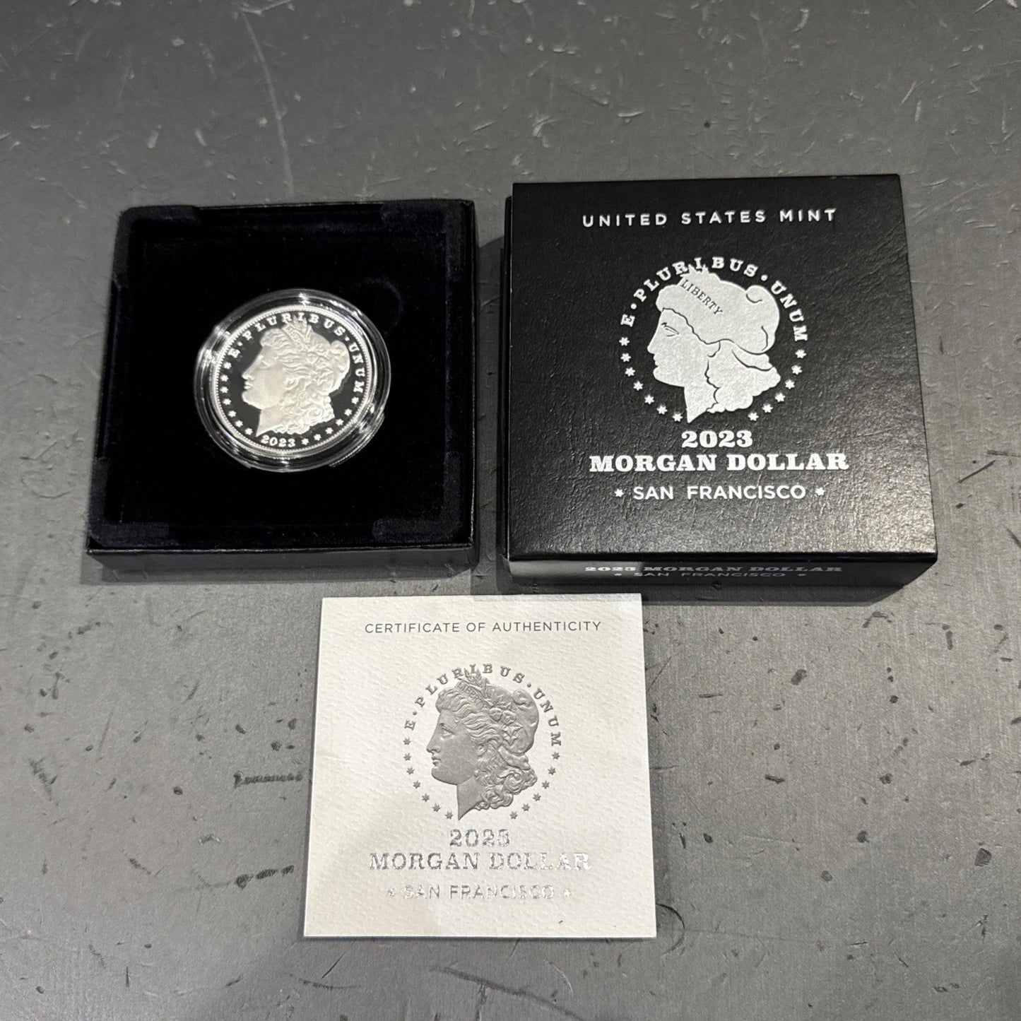2023 San Francisco Morgan Silver Dollar Proof With COA