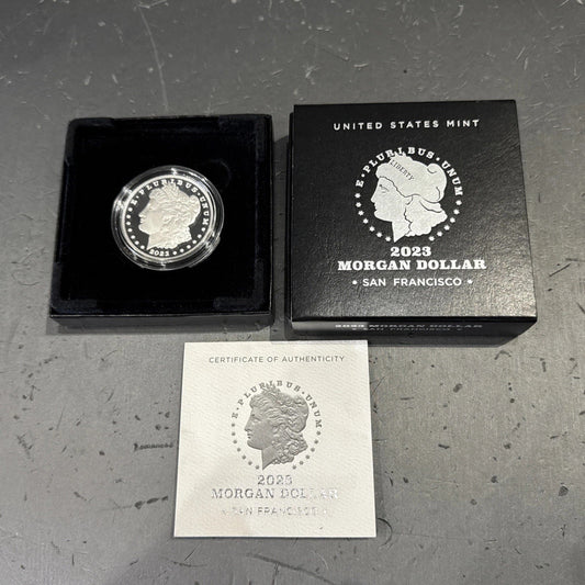 2023 San Francisco Morgan Silver Dollar Proof With COA