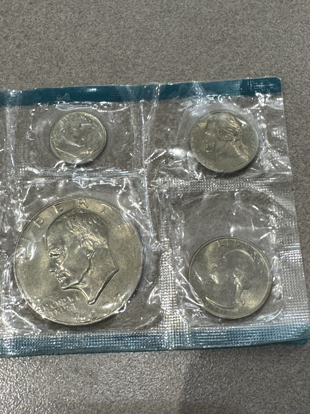 1977 Uncirculated Coin Set 12 Coins Nicely Toned P-D