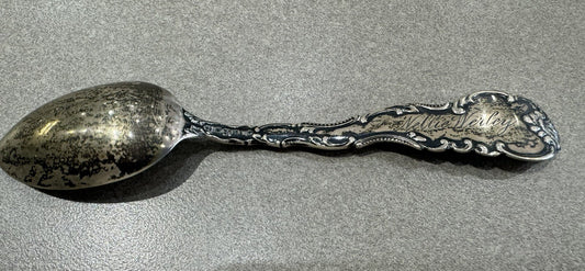 Vintage Solid Sterling Silver Texas Lone Star State 6” Collectible Spoon 21.5gr