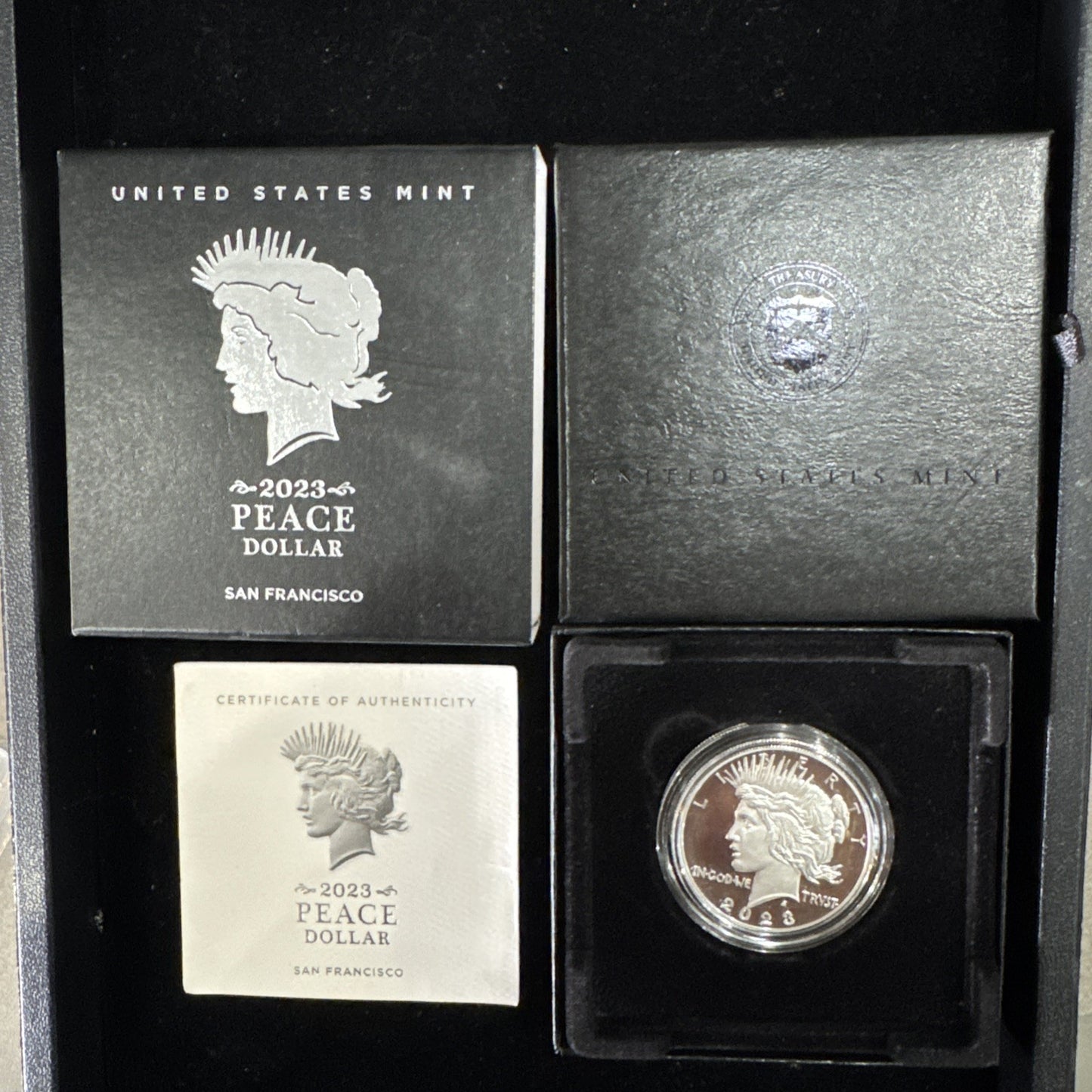 2023 Peace Silver Dollar San Francisco Proof Coin US Mint Limited Edition 🔥