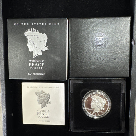 2023 Peace Silver Dollar San Francisco Proof Coin US Mint Limited Edition 🔥