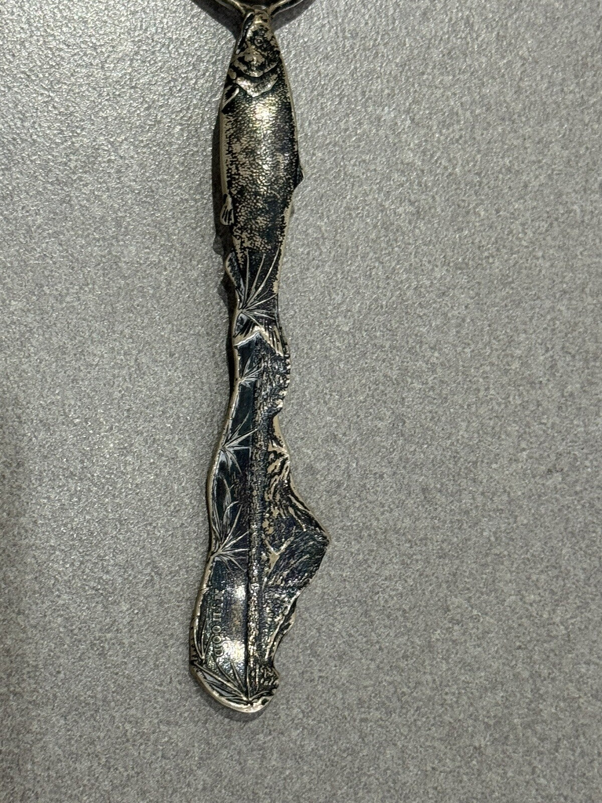 Portland Oregon Mt Hood Sterling Silver Souvenir Spoon  Vintage 21.9 Gram 5 7/8”