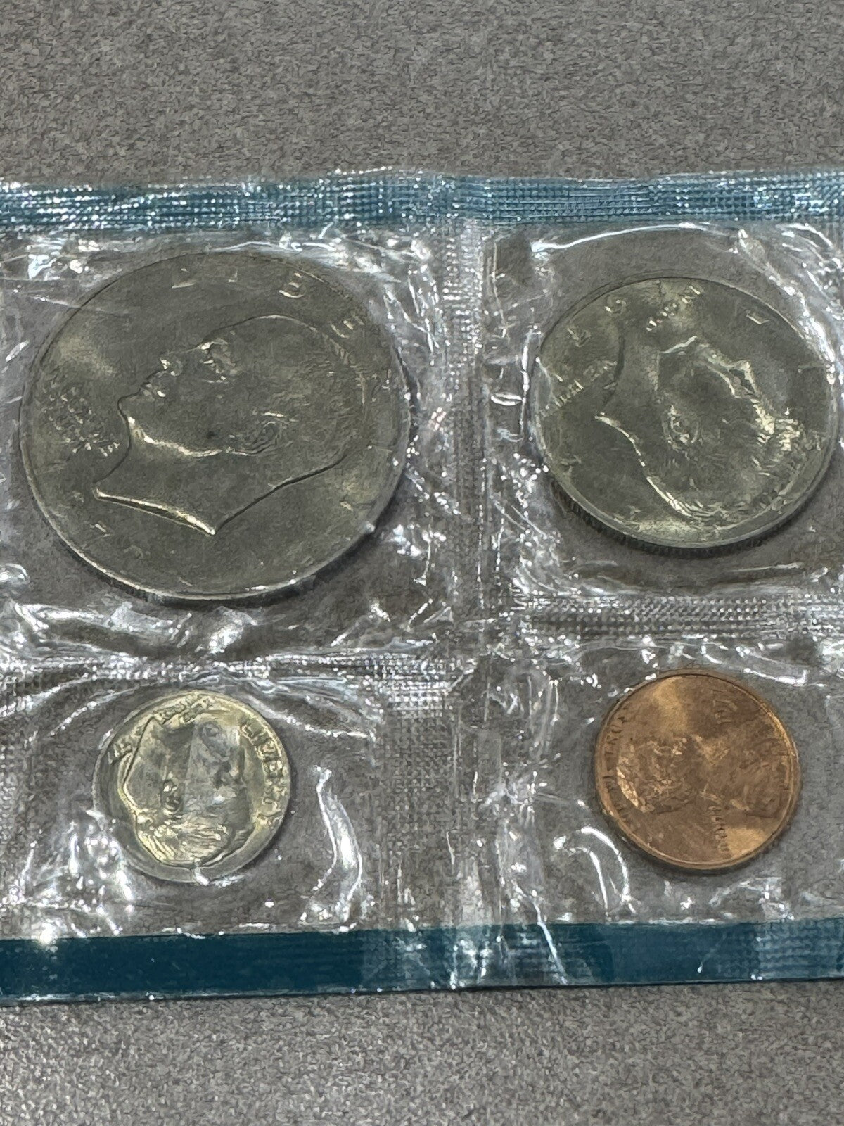 1977 Uncirculated Coin Set 12 Coins Nicely Toned P-D