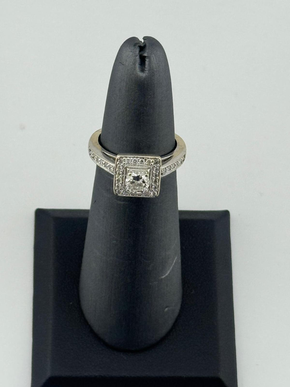 White Gold Diamond Ring