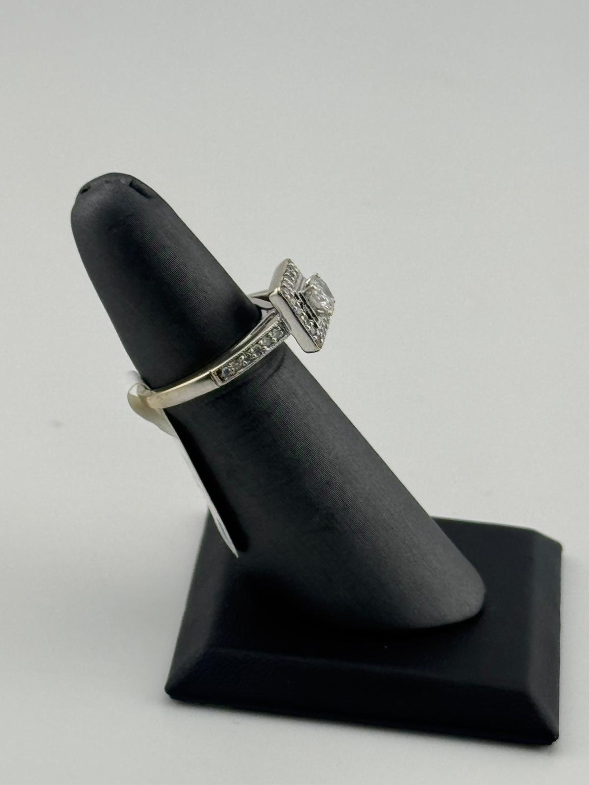 White Gold Diamond Ring