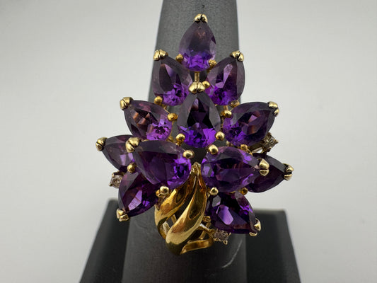 Gold Natural Amethyst