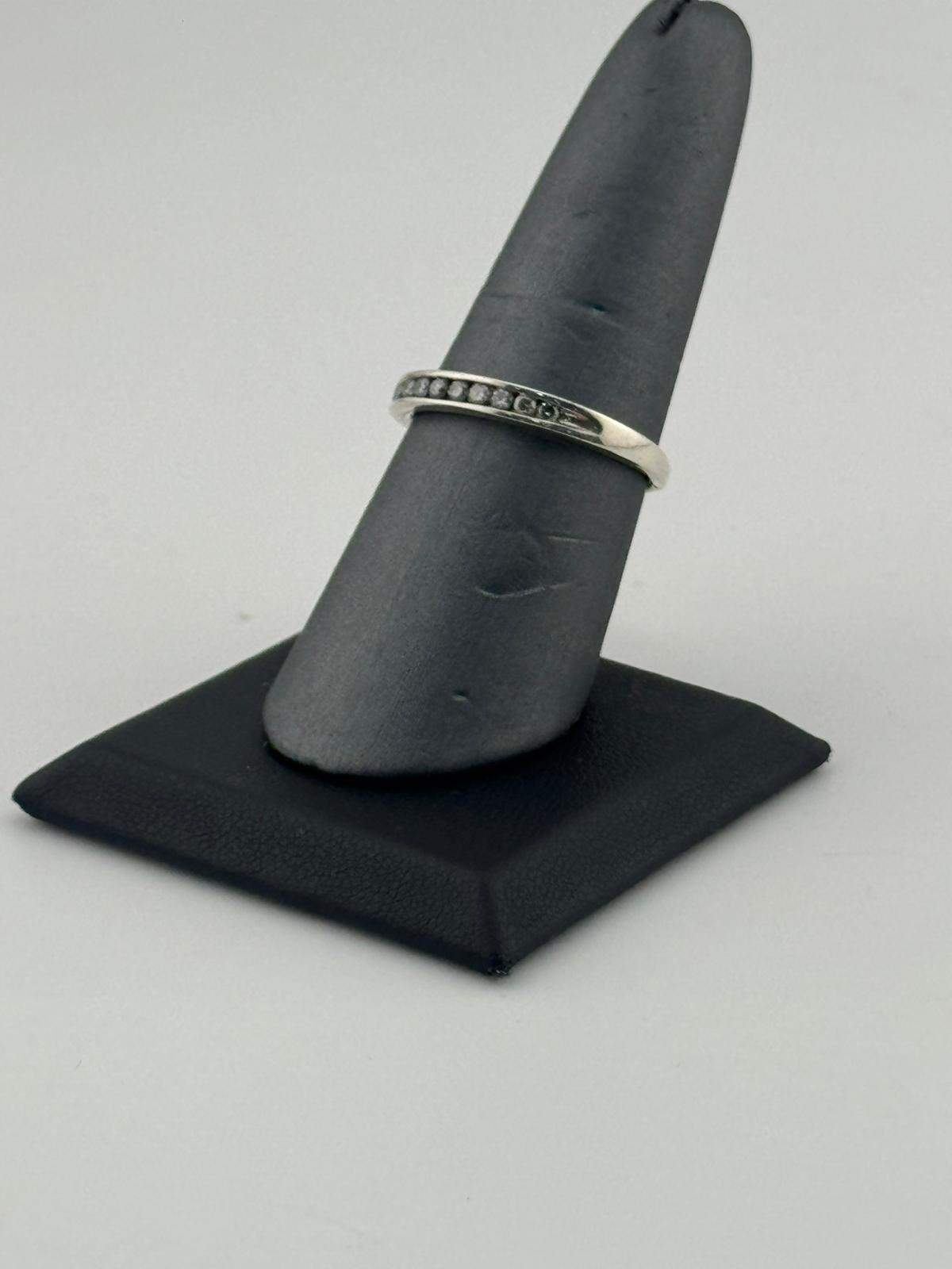 Silver Natural Diamond Ring