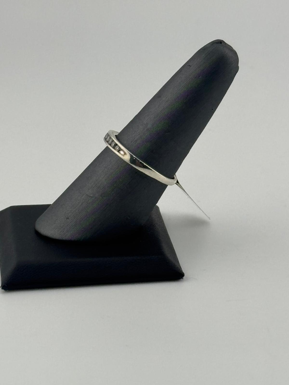 Silver Natural Diamond Ring